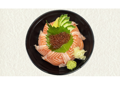 サーモンイクラ丼